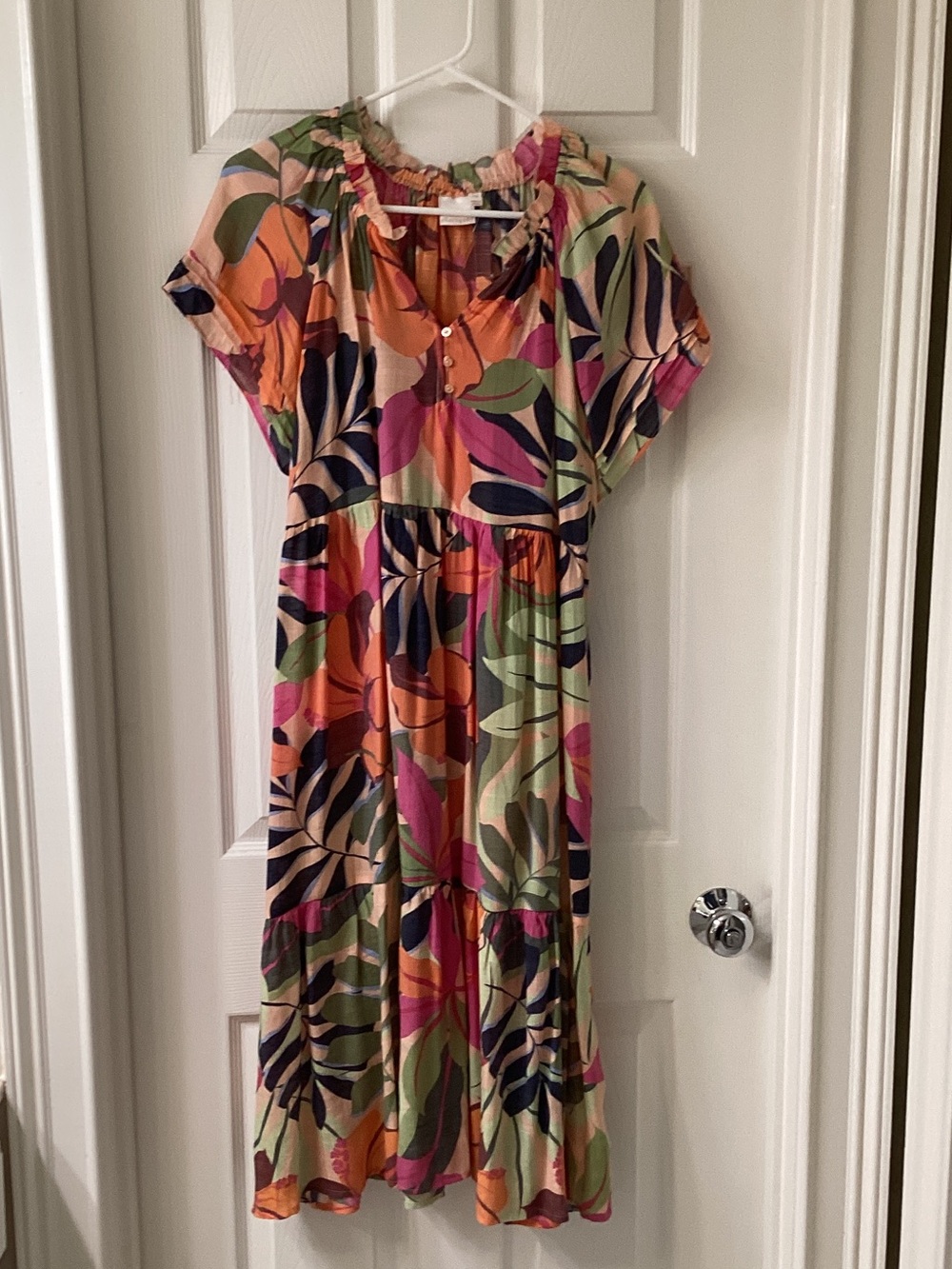 Sharagano floral dress size PS